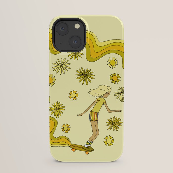 groovy skate hang 10 // tony alva style // surfy birdy art iPhone Case Gallery Image 29