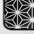 Geometric abstract modern black white stripes Laptop Sleeve Gallery Image 3