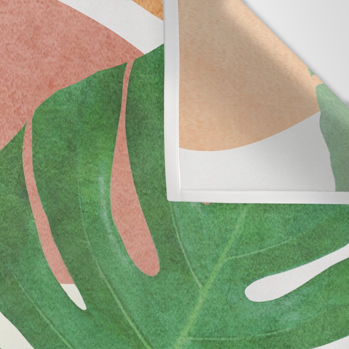 Monstera Leaves Wall Tapestry Gallery Image 3