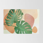 Monstera Leaves Rug Gallery Image 2