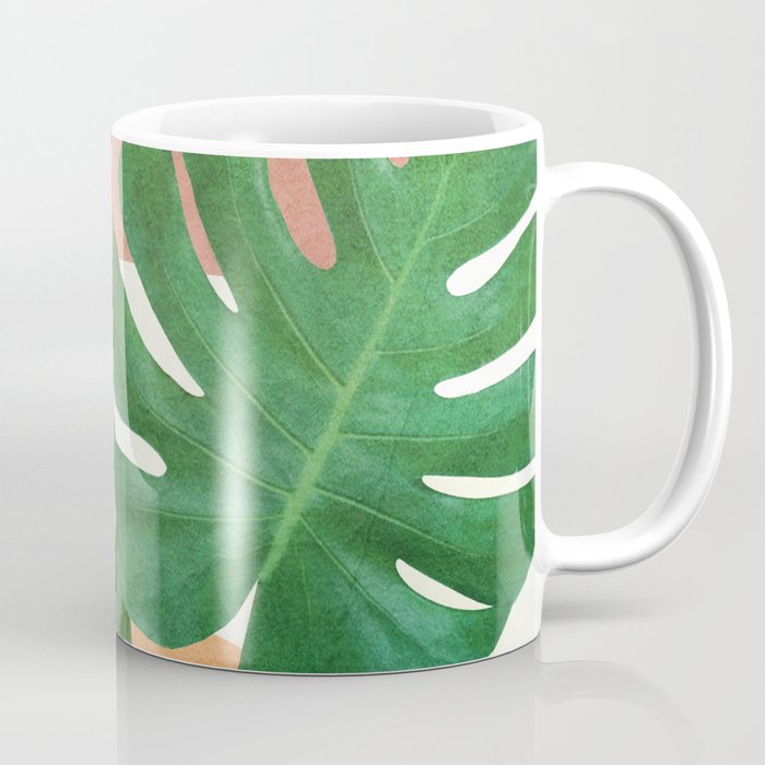 Monstera Leaves Coffee Mug Gallery Image 1