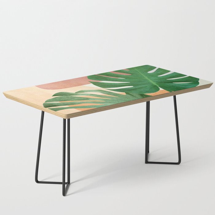 Monstera Leaves Coffee Table Gallery Image 1