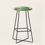 Monstera Leaves Stool Gallery Image 1