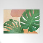 Monstera Leaves Welcome Mat Gallery Image 1