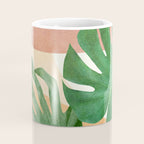 Monstera Leaves Coffee Mug Gallery Image 4