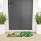 Monstera Leaves Welcome Mat Gallery Image 3