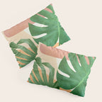Monstera Leaves Pillow Sham Gallery Image 3