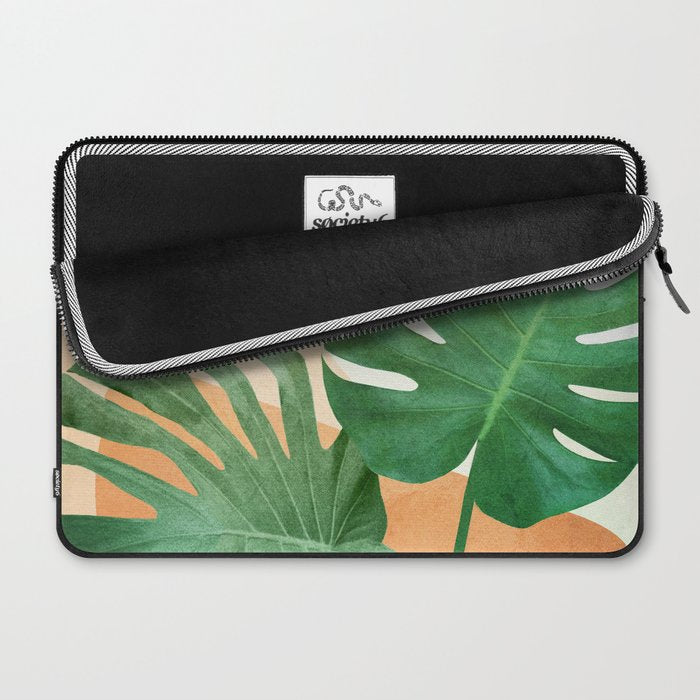 Monstera Leaves Laptop Sleeve Gallery Image 2