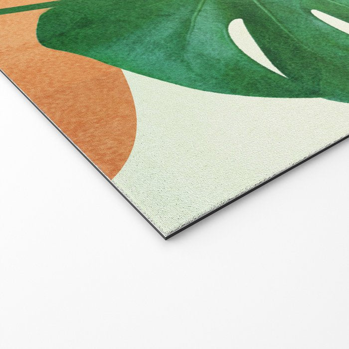 Monstera Leaves Welcome Mat Gallery Image 2