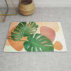 Monstera Leaves Rug Gallery Image 1