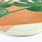 Monstera Leaves Bath Mat Gallery Image 3