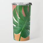 Monstera Leaves Travel Mug Gallery Image 2