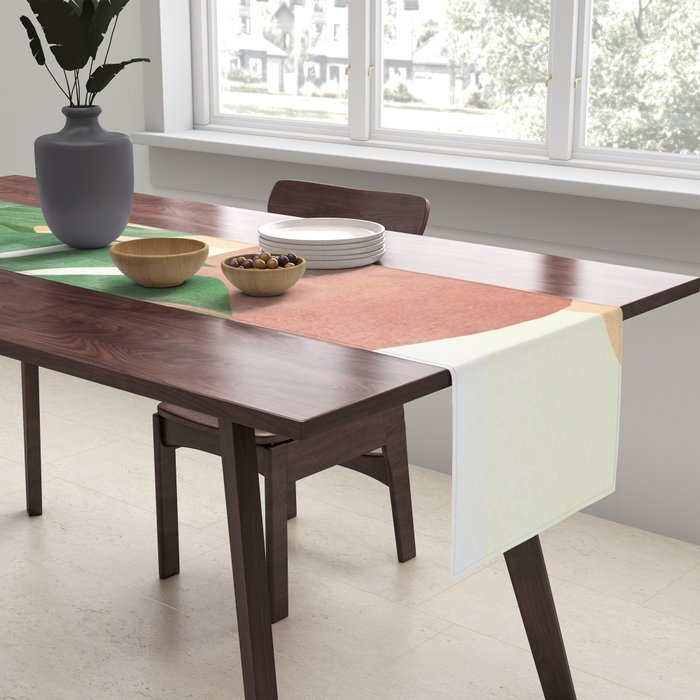 Monstera Leaves Table Runner Gallery Image 2