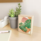 Monstera Leaves Mini Art Print Gallery Image 2