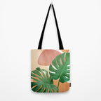 Monstera Leaves Tote Bag Gallery Image 2