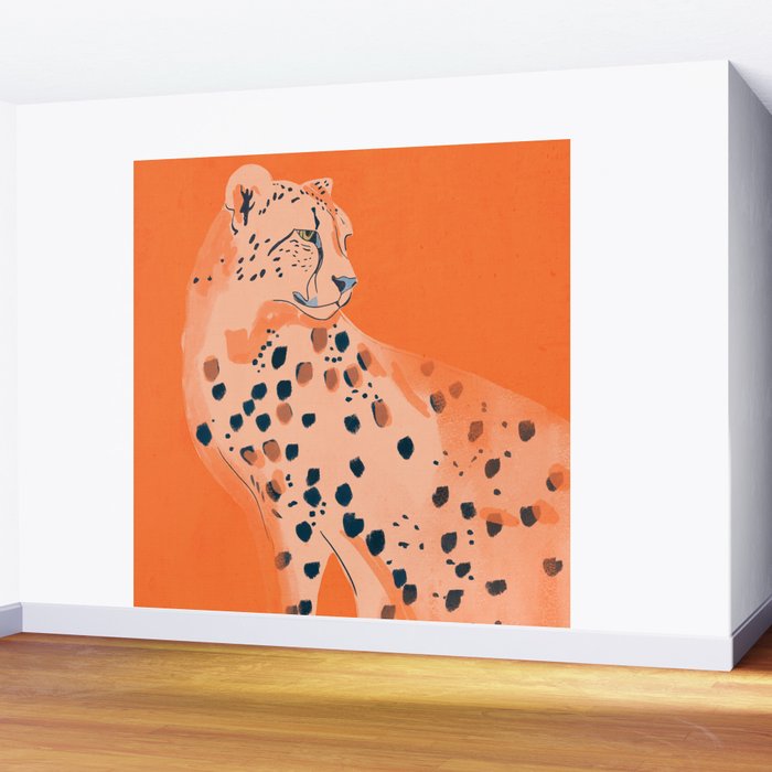 Cheetah 16 Wall Mural Gallery Image 2