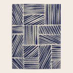 Navy Blue Striped Pattern #3 Poster Gallery Image 4