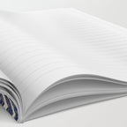 Navy Blue Striped Pattern #3 Notebook Gallery Image 2