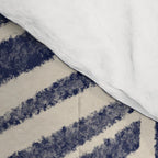 Navy Blue Striped Pattern #3 Comforter Gallery Image 4