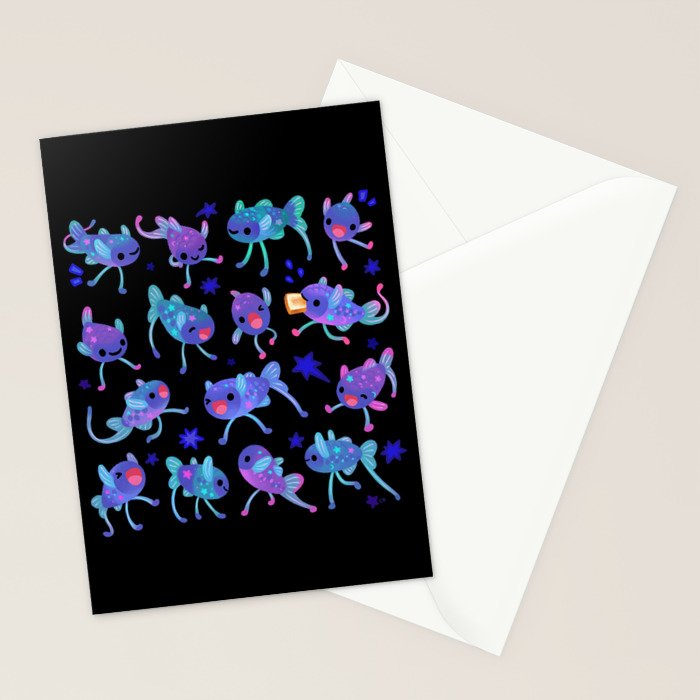Cheerful tripod fish Stationery Card Gallery Image 2