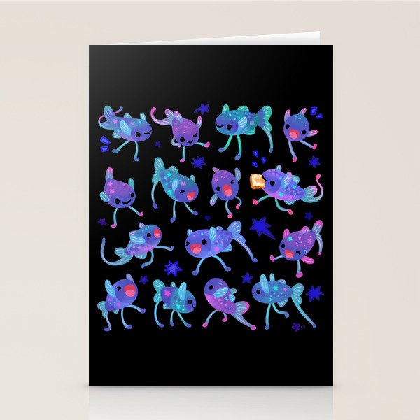 Cheerful tripod fish Stationery Card Gallery Image 2