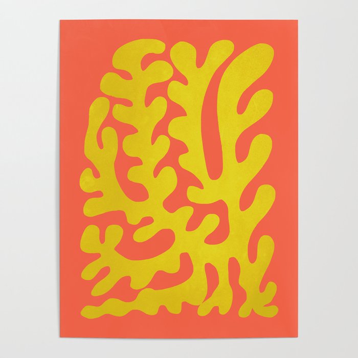 Sunflower & Tomato: Matisse Paper Cutouts 04 Poster Gallery Image 1
