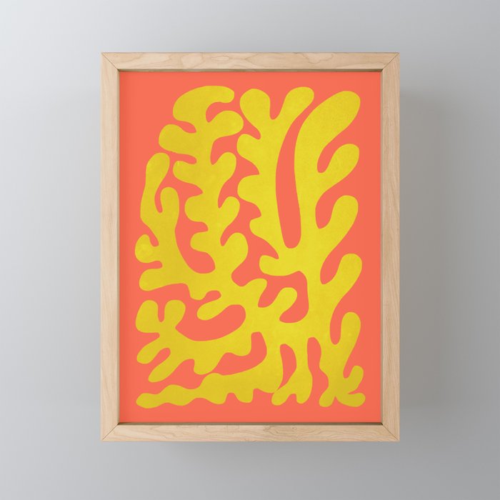 Sunflower & Tomato: Matisse Paper Cutouts 04 Mini Art Print Gallery Image 1