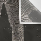 Gothic CityScape Wall Tapestry Gallery Image 3