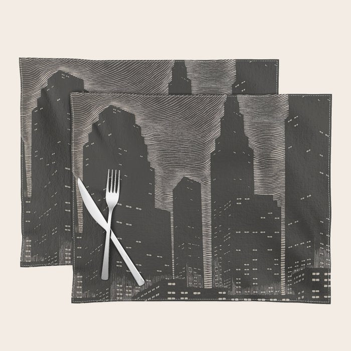 Gothic CityScape Placemat Gallery Image 1