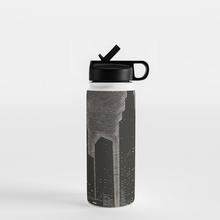 Gothic CityScape Water Bottle Gallery Image 1