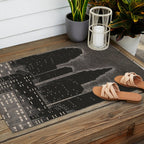 Gothic CityScape Outdoor Rug Gallery Image 2