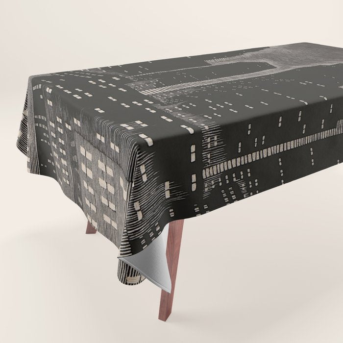 Gothic CityScape Tablecloth Gallery Image 1