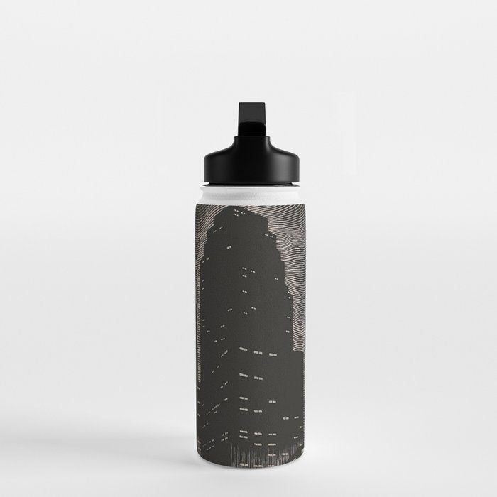 Gothic CityScape Water Bottle Gallery Image 3