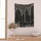 Gothic CityScape Wall Tapestry Gallery Image 2