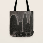 Gothic CityScape Tote Bag Gallery Image 1