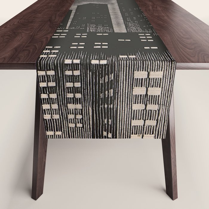 Gothic CityScape Table Runner Gallery Image 1