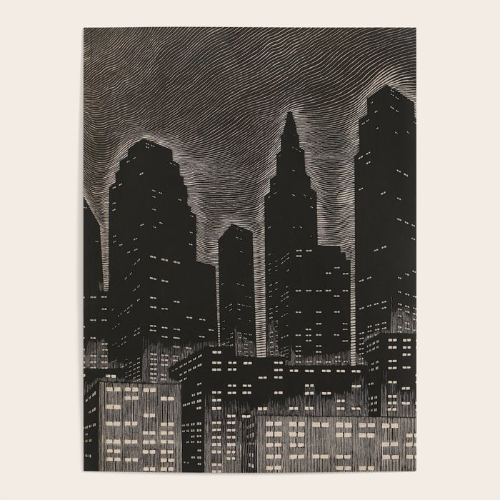 Gothic CityScape Poster Gallery Image 1