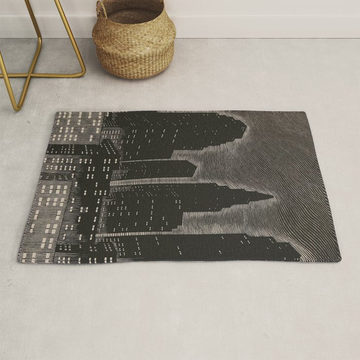 Gothic CityScape Rug Gallery Image 1