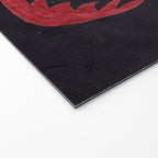 Crimson Dream In Black Welcome Mat Gallery Image 2