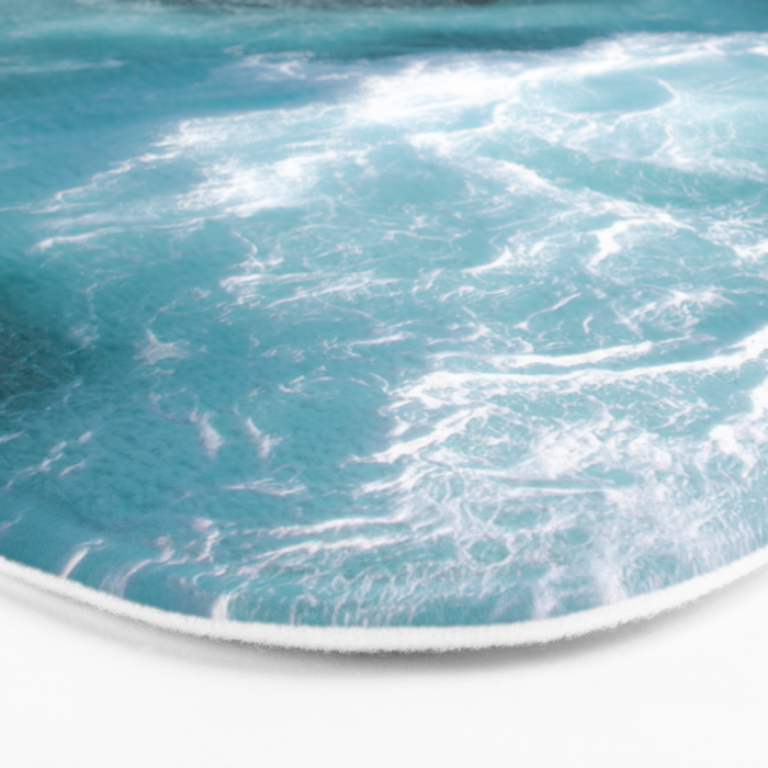 Breaking Waves - Aerial Ocean Print Bath Mat Gallery Image 3