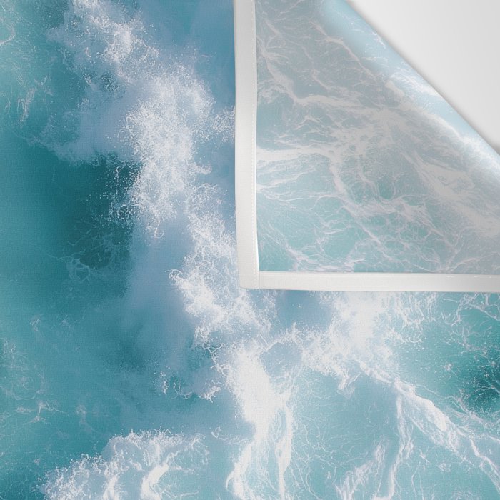 Breaking Waves - Aerial Ocean Print Wall Tapestry Gallery Image 3