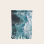 Breaking Waves - Aerial Ocean Print Wall Hanging Gallery Image 1