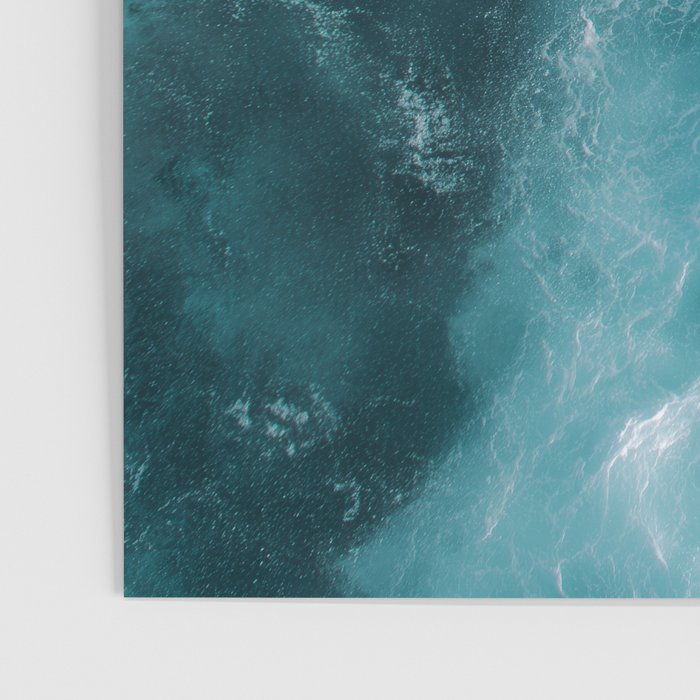 Breaking Waves - Aerial Ocean Print Poster Gallery Image 3