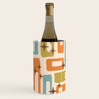 Mid Century Modern Style 922 Orange Green Blue Wine Chiller Gallery Image 1