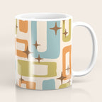 Mid Century Modern Style 922 Orange Green Blue Coffee Mug Gallery Image 1