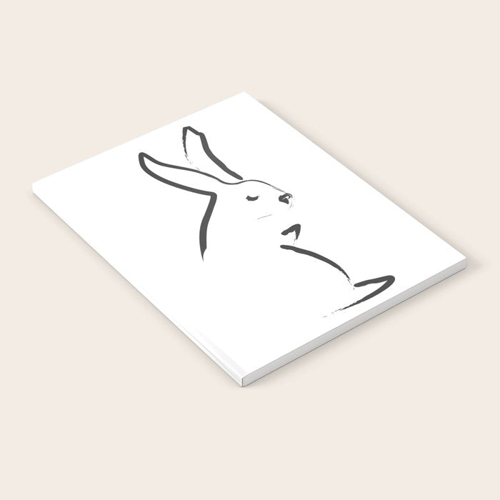 Zen Snow Bunny Notebook Gallery Image 1