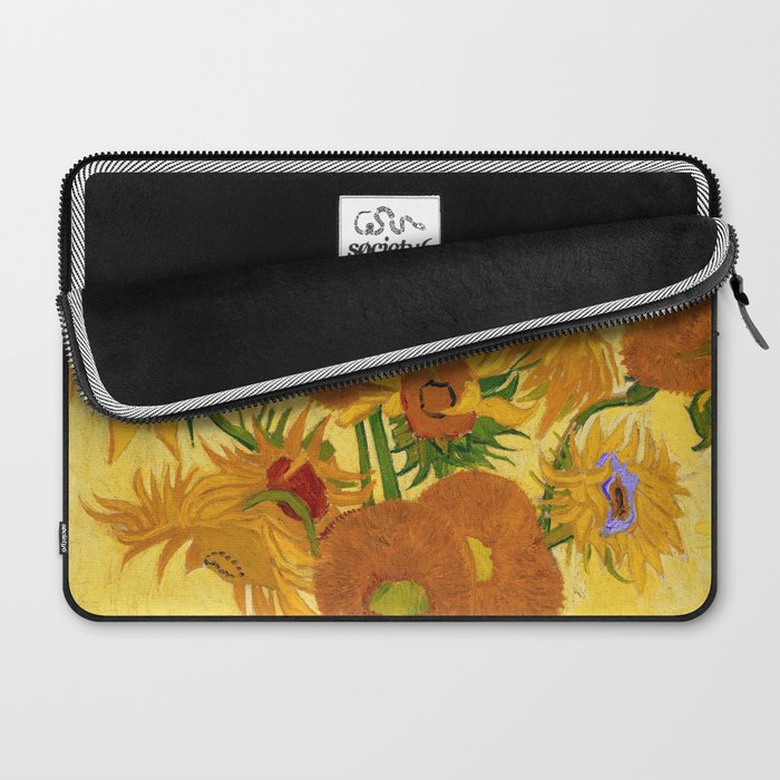 Sunflowers by Van Gogh Laptop Sleeve Gallery Image 2