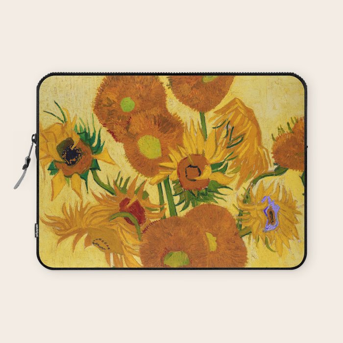 Sunflowers by Van Gogh Laptop Sleeve Gallery Image 1