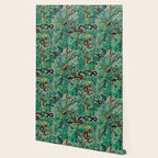Leaf and Snake pattern Wallpaper Gallery Image 2