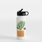 Bronze Vase & Leaves: Matisse Edition | Mid Century Series Water Bottle Gallery Image 1